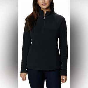 Women’s Columbia Glacial IV 1/2 Zip 2X Black New with Tags